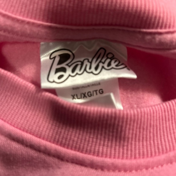 Barbie Pink Sweatshirt, Size‎ XL TALL. - Picture 4 of 5